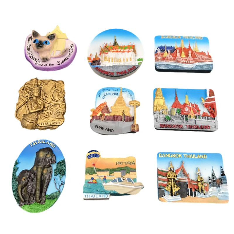 

Thailand Refrigerator Sticker Thailand Tourism Phuket Koh Samui Souvenir Fridge Magnet for Magnetic for Home Decoration