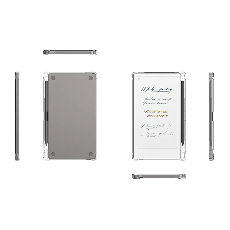 لورق رائع Pro Move 7.3 بوصة 2025 حافظة إصدار وسادة هوائية لينة سيليكون غطاء لوحي من البولي يوريثان Funda مع حامل قلم رصاص قذيفة