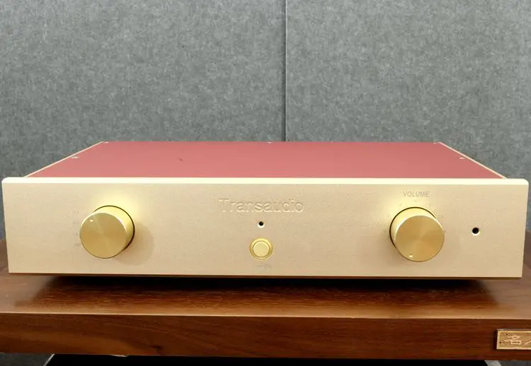 

Latest fashion golden FM255 fully balanced preamplifier RCA and Balanced output amplifier with Talema transformer