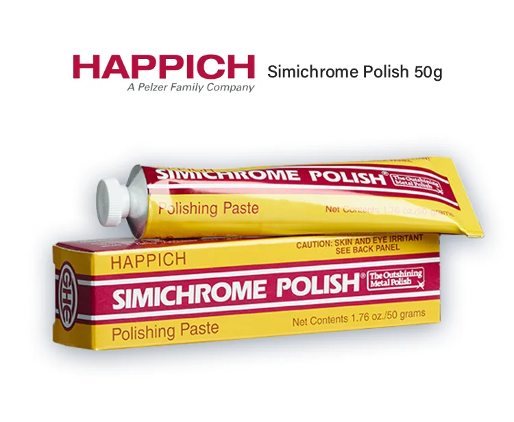 Simichrome Polierpaste 50g Deutsche Metallpolierpaste Brillanter Spiegelglanz für Gold Silber Messing Chrom Edelstahl Schmuck – Detail 1
