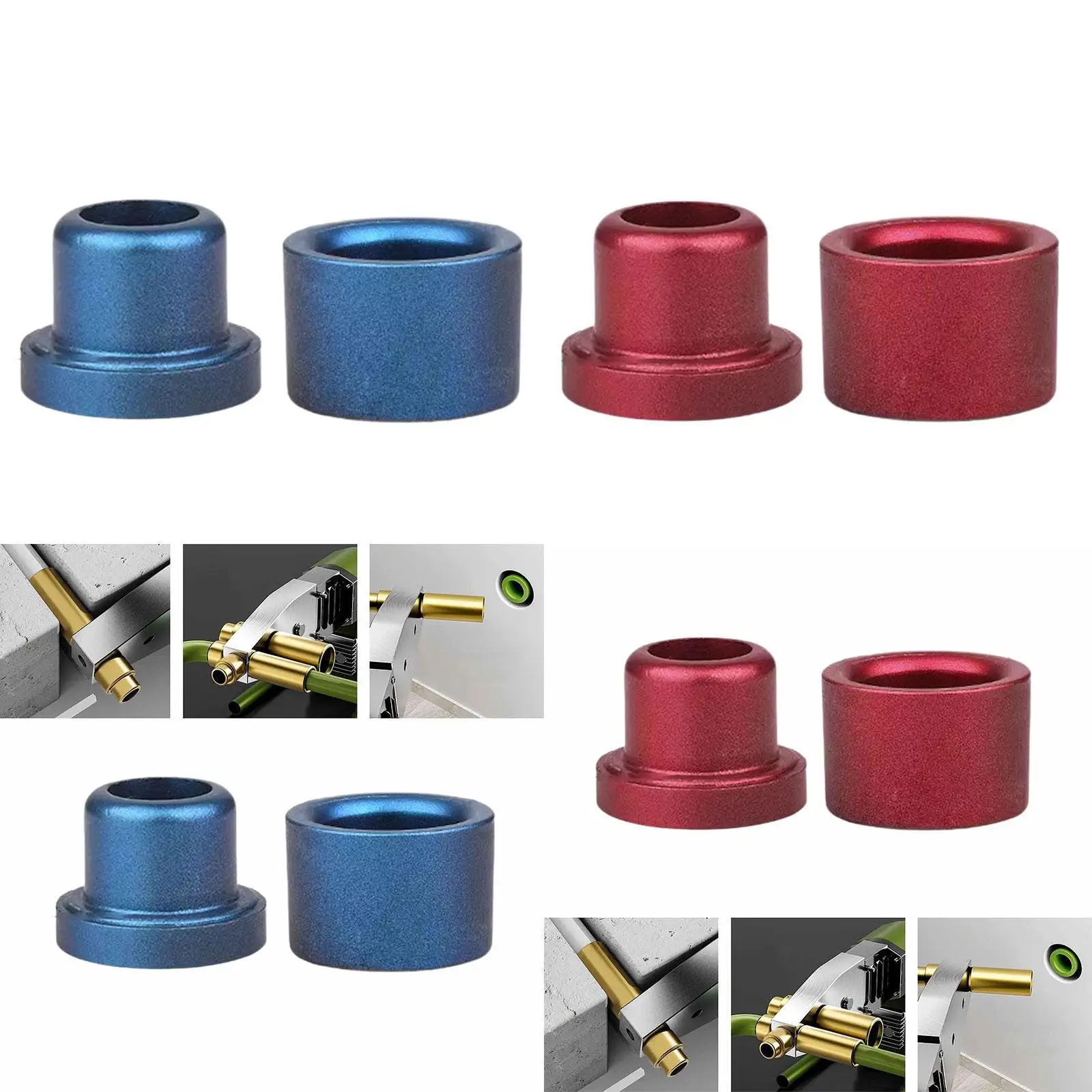 Sturdy Tube Welding Head Replacement Nonstick Metal Fusion Mould for PPR HDPE Pipe Repair Household Welding Equipment