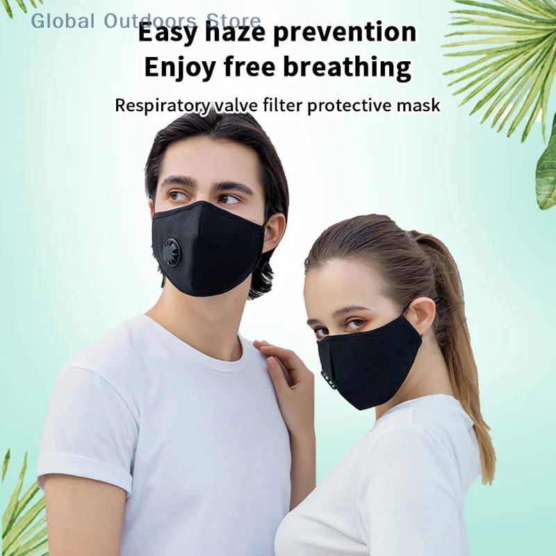 Anti-pollution PM2.5 Dust Masks Washable And Reusable Pluggable Gasket Cotton Unisex Travel PPE Masks Comfortable And Breathable