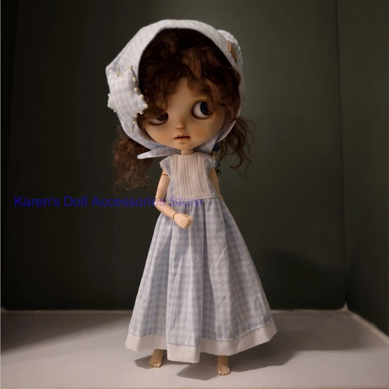 تصميم جديد لعام 2026 لفساتين Blythe/landoudou 4 فستان قماشي صغير/OB24 فستان أطفال صغير من القماش BLYTHE فستان طويل غير رسمي بطابع الغابة #3