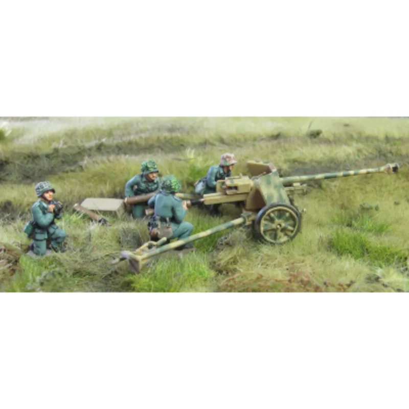 1/72 Scale Resin Figure Model Kit Military Artillery Group 4 People (Cannon Not Excluded) Unassembled and Unpainted
