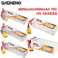 GNB 4000mAh/4500mAh 70C/140C 11.4V/15.2V/22.8V HV Lipo Battery For FPV Drone RC Quadcopter Helicopter Car UAV 3S 4S 6S LiHV