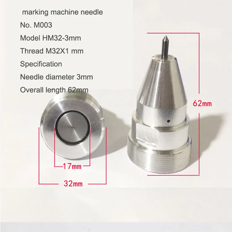 Pneumatic Marking Machine Needle Coding Machine Lettering Needle Complete Specifications Tungsten Steel Needle