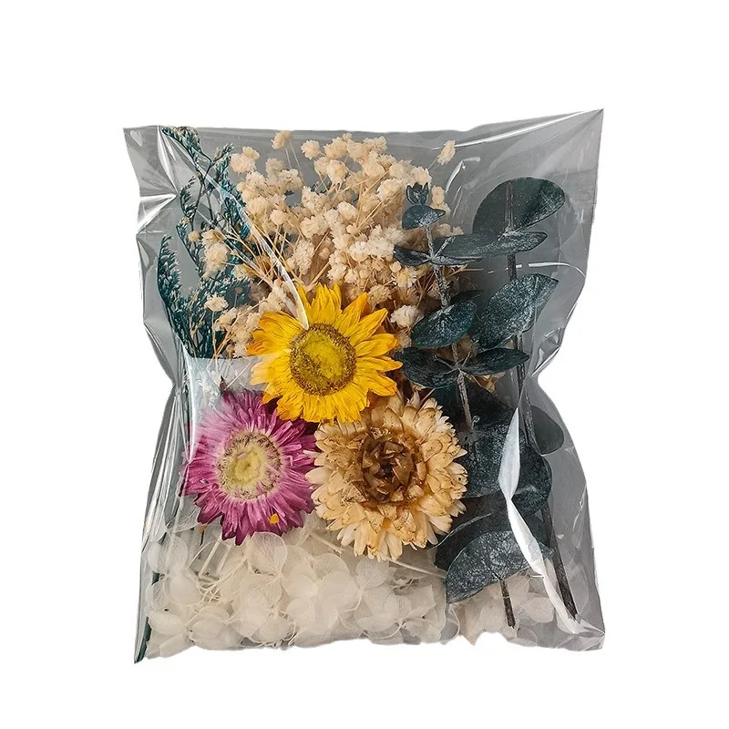 1 confezione di fiori secchi vari set per artigianato fai da te decorazione di nozze per la casa Real Touch Gypsophila piccolo pacchetto abbellisci regali