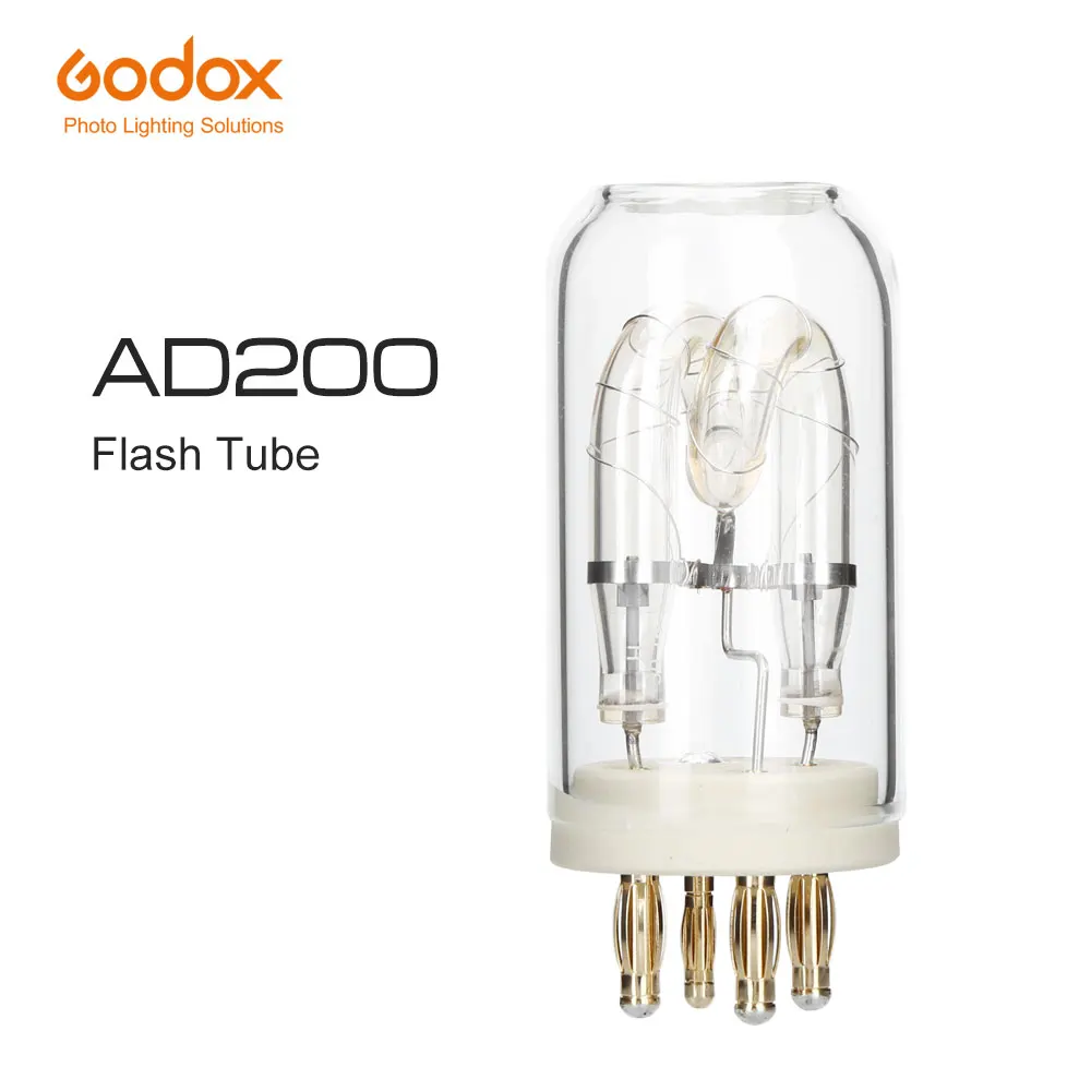 Godox AD200 AD200PRO AD-FT200 Pocket 200W Flash Tube Bare Bulb for Godox H200J Flash Head on Godox AD200