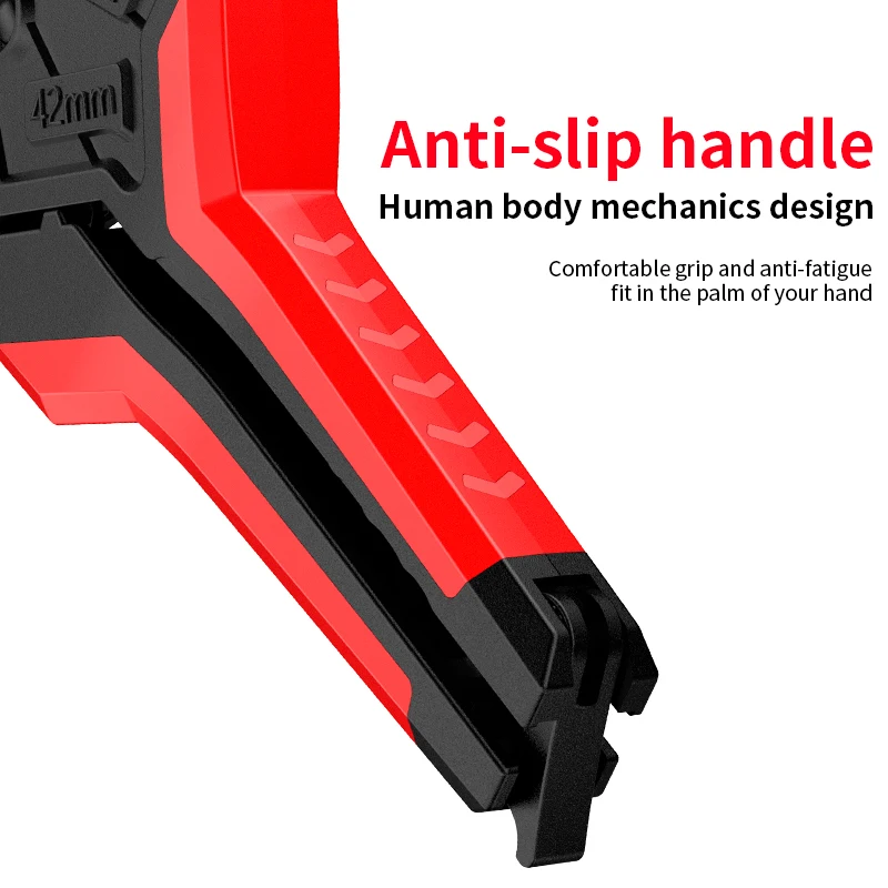 High Hardness Pipe Cutter 0-42mm Aluminum Alloy Body Ratchet Scissors Tube Cutter for PVC PPR PEX Plastic Hoses Plumbing Pipe view 6