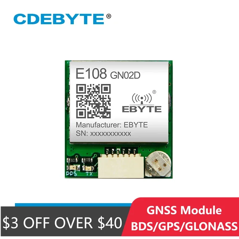 GNSS Module E108-GN02D 10Hz BDS/GPS/GLONASS Multi-System Joint Positioning Wireless Module Multi-mode Satellite Position