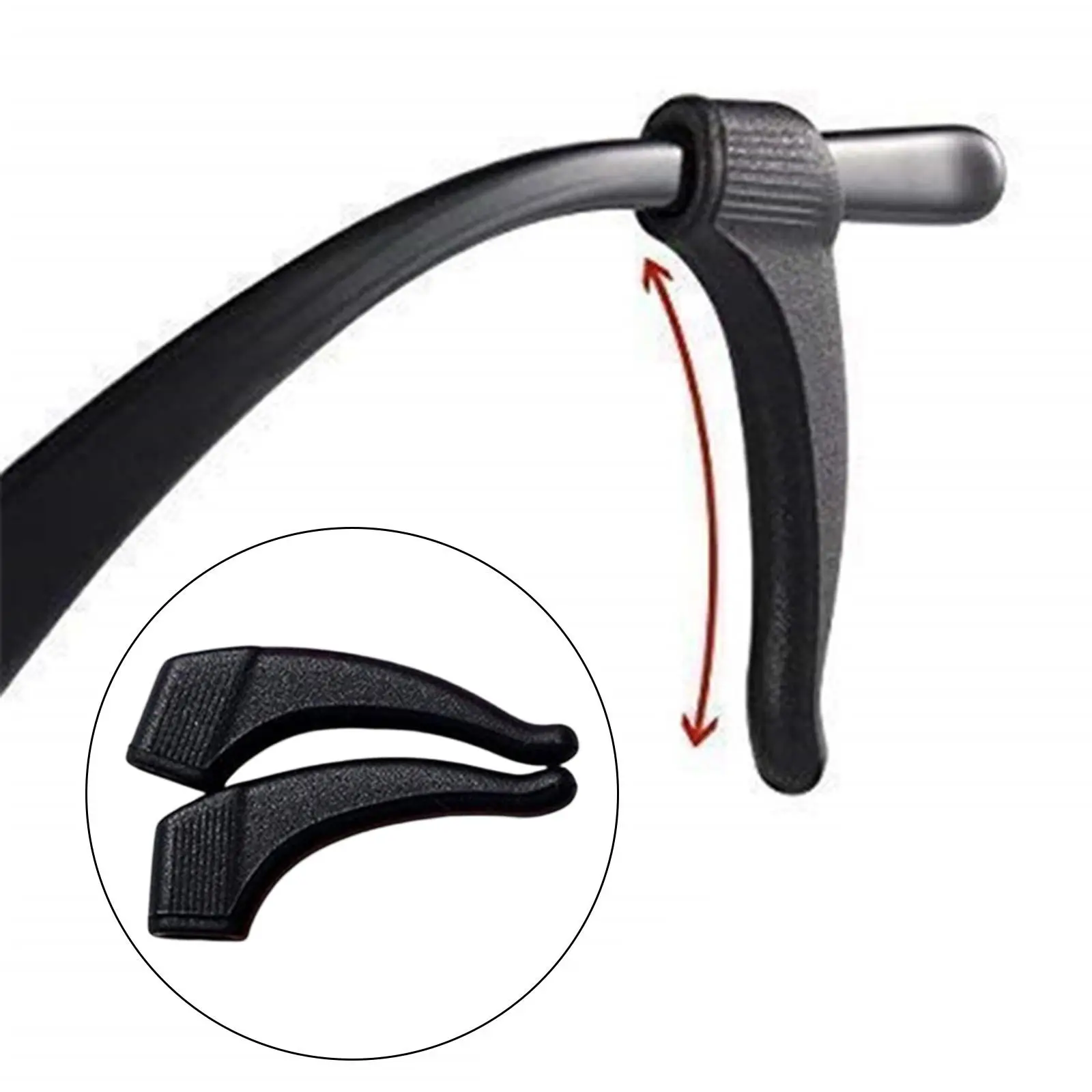 

Anti Slip Eyeglass Ear hook Silicone Eye Glasses Temple Tip Holder Eyeglasses