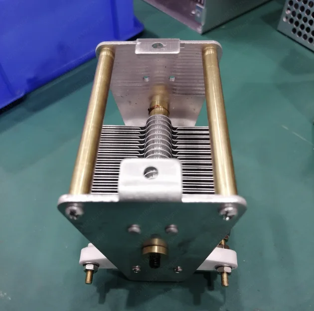 High-Power Air Variable Capacitor Semi-Handmade Air-Adjusted Capacitor Capacity 500P Capacitor 1000V