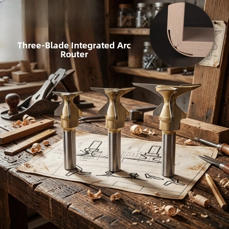 Woodworking Routing Tool Flute Round Nose Router Bit For Wood CNC Milling Equipment And Curved Cut Applications