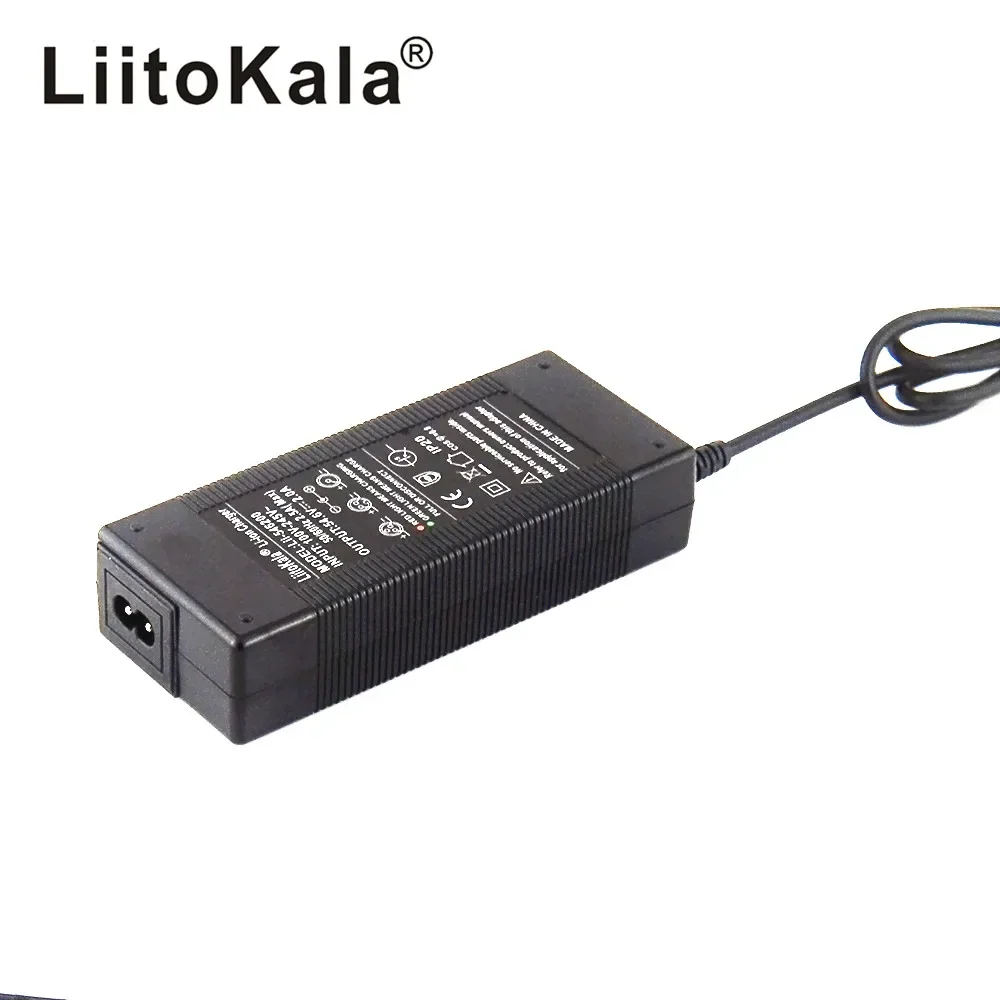 1-5pcs LiitoKala 13S 48V 2A Lithium-ion battery pack charger 5.5*2.1mm Universal 54.6V 2A AC DC Power Supply Adapter