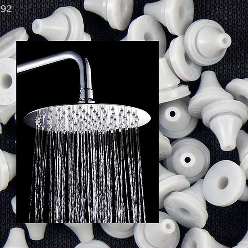 

50 шт., резиновая силиконовая насадка, запасная часть для соски, распылитель воды, верхние части для распыления, аксессуары для душа
