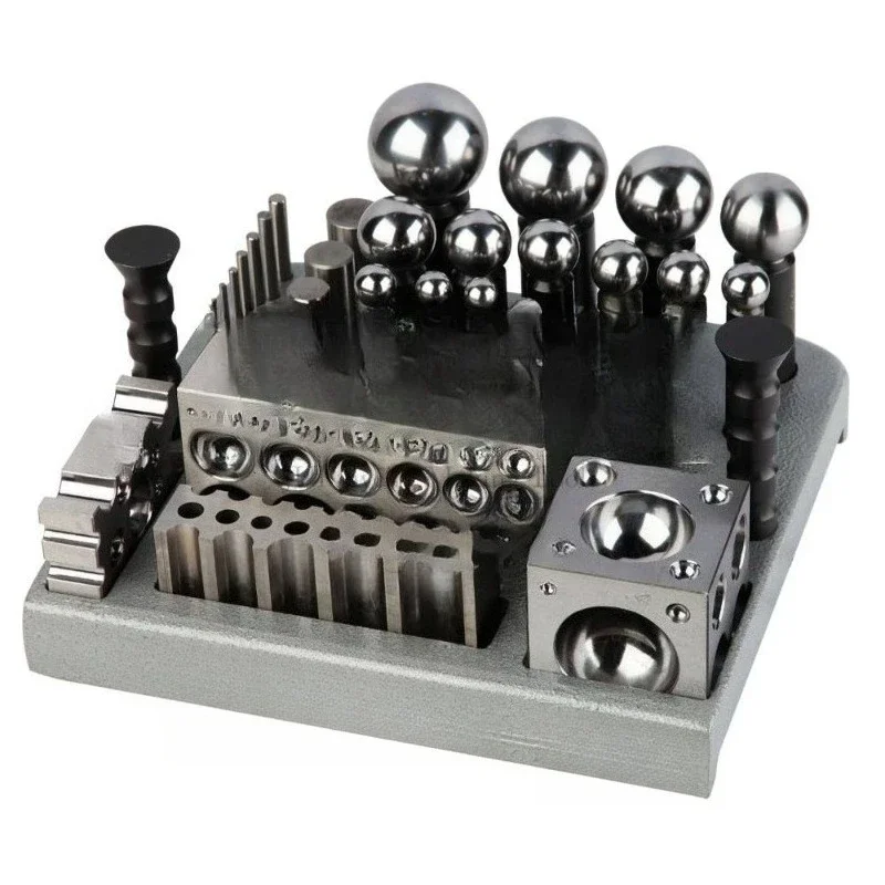 Professional master class, nest bead punch set, metalworking tool