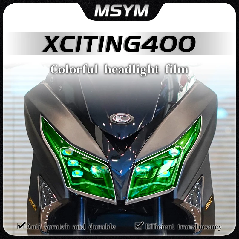 For KYMCO XCTING 400 Xciting 400 Headlight protective film taillight film transparent film modified accessories