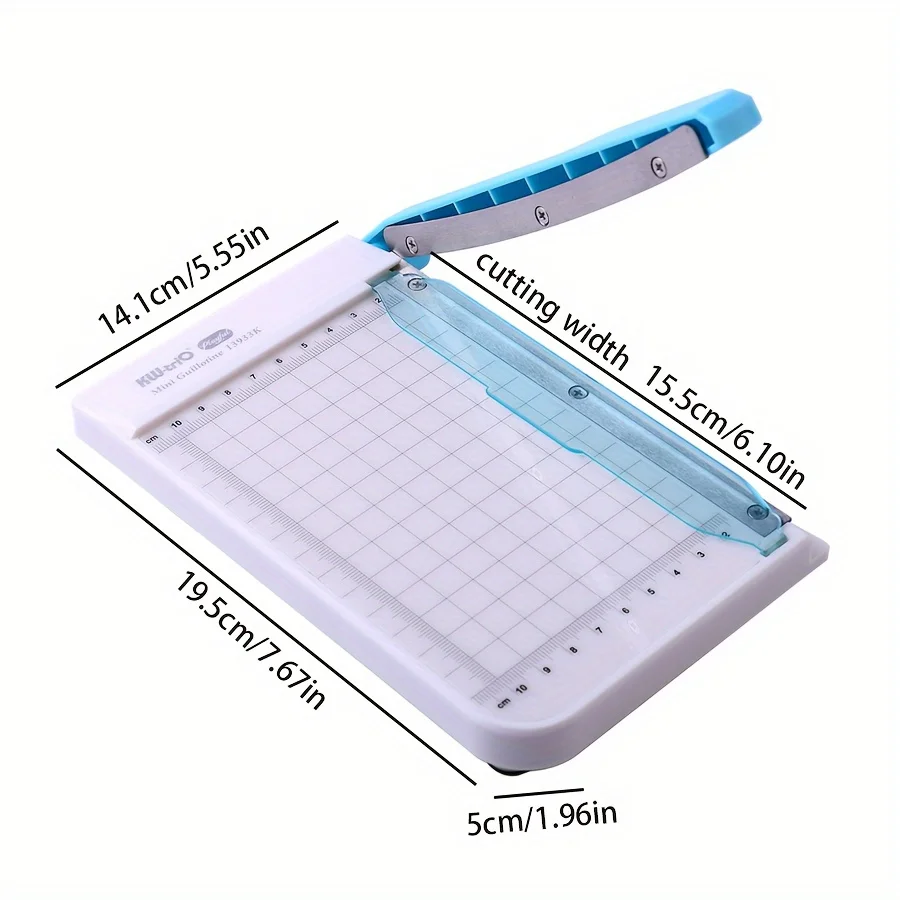 قاطع الورق لحارس السلامة من مادة ABS، أداة تشذيب الصور الدقيقة، أداة سكرابوكينغ للوازم المدرسية والمكتبية #4