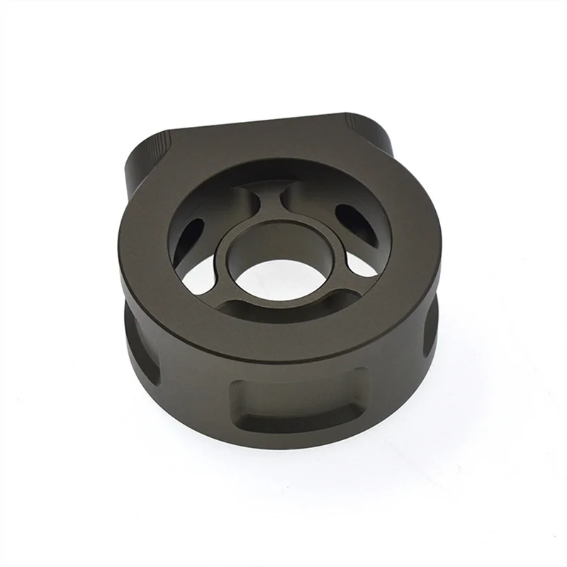 M20-1.5 3/4-16UNF Oil Temperature Pressure Sensor Base Universal Aluminum Oil Filter Sandwich Instrument Plate Adapter