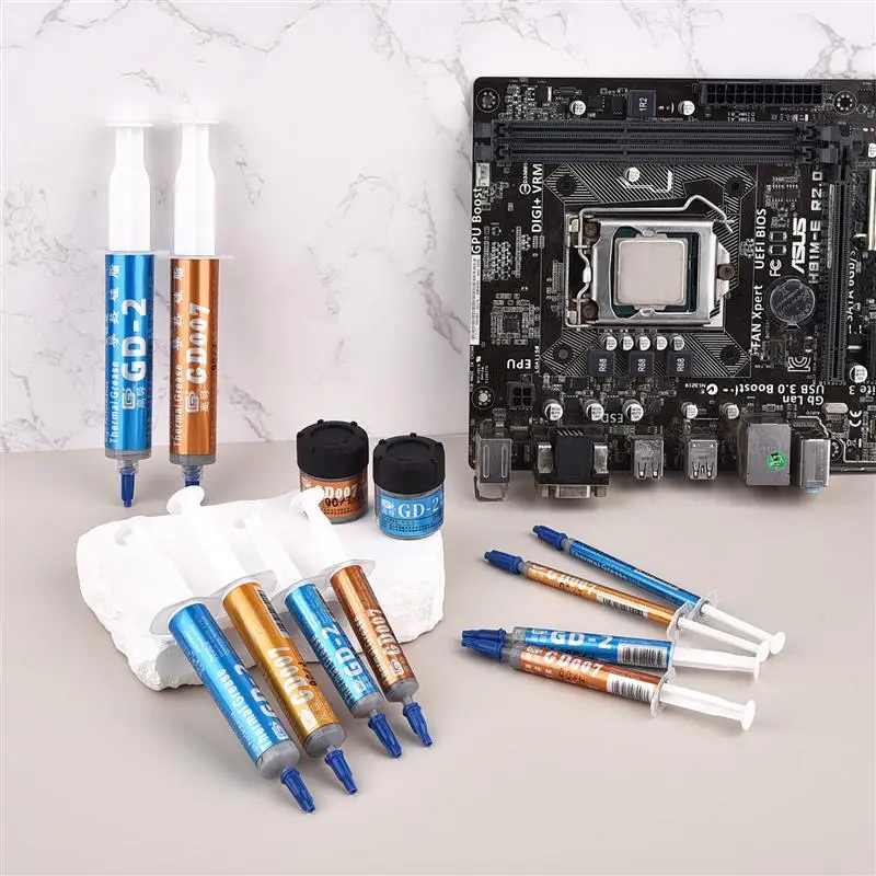 Pasta smarująca przewodząca ciepło tynk silikonowy związek radiatora do komputera Cpu GD-2/GD900 pasta silikonowa rozpraszająca ciepło
