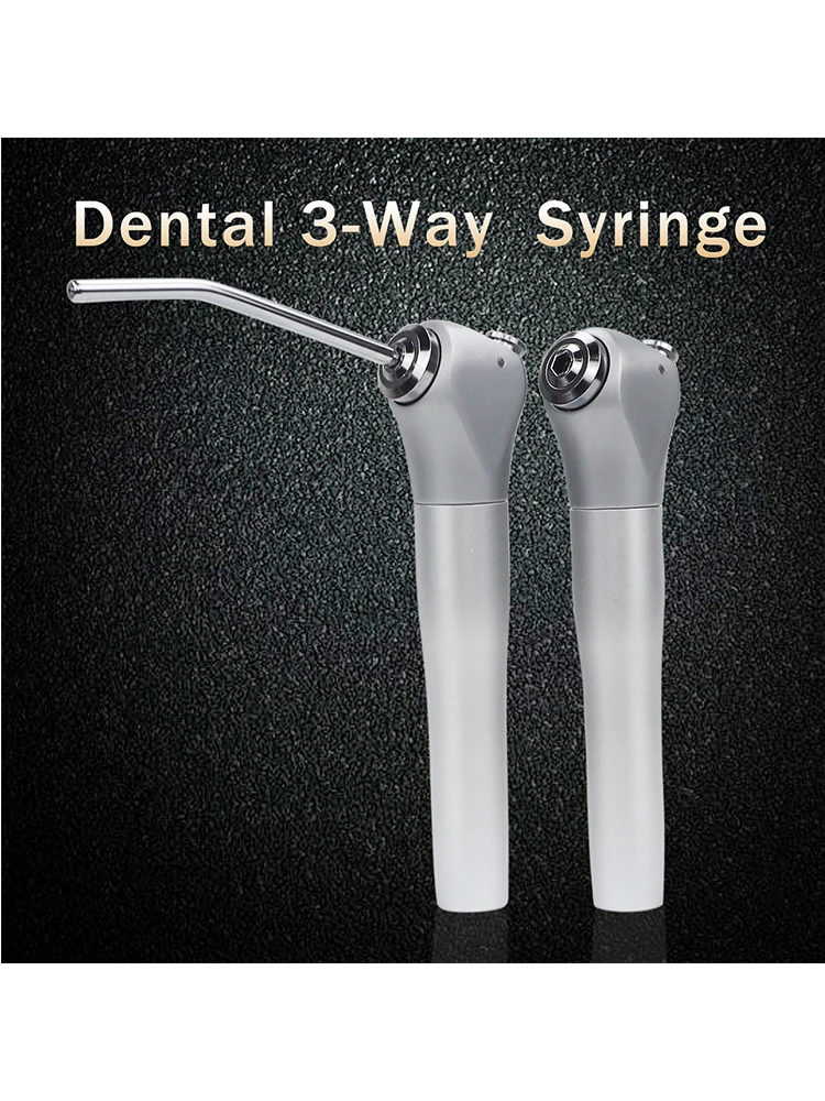 Dental Air Strzykawka wodna 3-drożna strzykawka Rękojeść Zęby Triplex Rękojeść wybielająca z 2 końcówkami dysz — zdjęcie 2