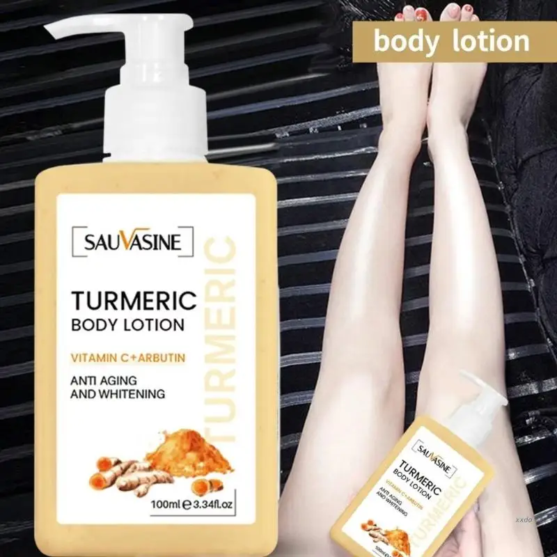 

Turmeric Body Cream Arm Leg Brightening Puffiness Anti-Aging Whiten Moisturizer for Women Girls Nourishing Skin