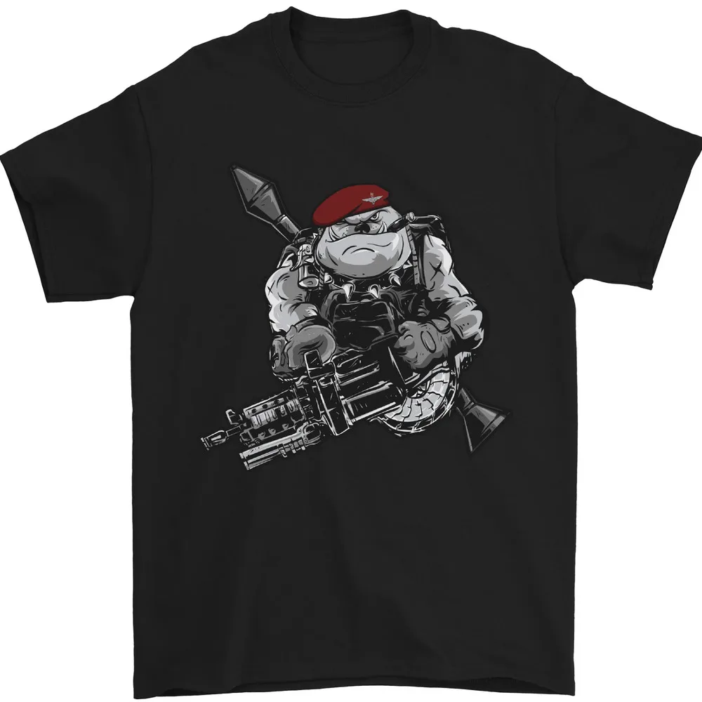 Para Bulldog The Parachute Regiment 1 2 3 4 Mens T-shirt High Quality 100%Cotton Short Sleeve