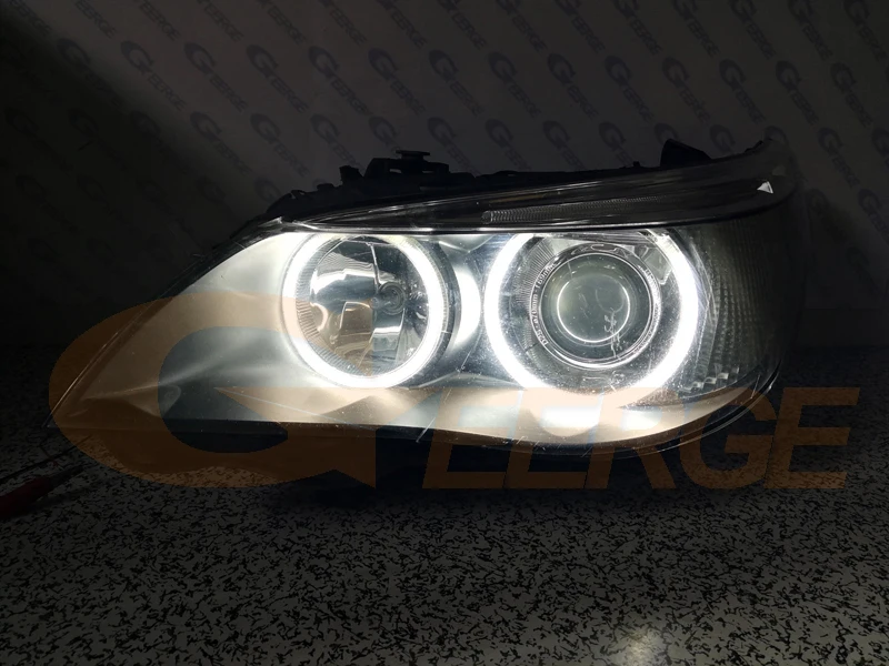 For BMW E60 E61 520i 525i 530i 540i 545i 550i M5 Pre LCI 2003 - 2007 Ultra Bright CCFL Angel Eyes Kit Halo Rings