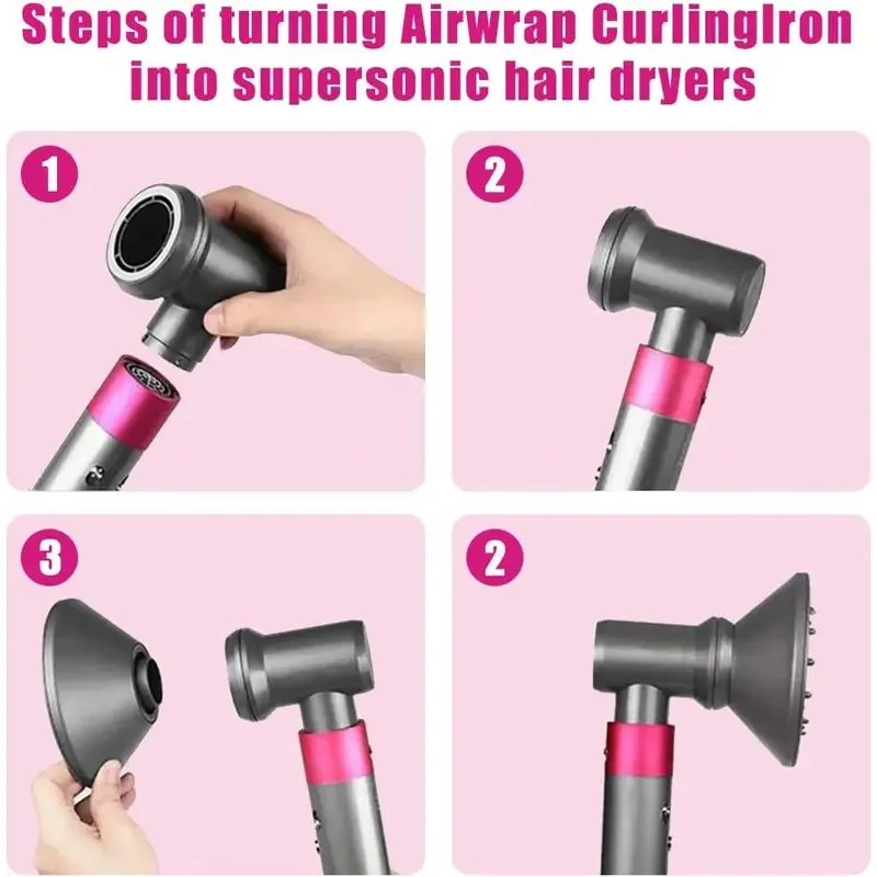 

Diffuser and Adaptor， for Dyson Airwrap Styler Into A Hair Dryer Combination