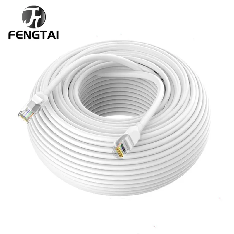 10m 20m 30m 50m cat6e Ethernet Cable Cat6 Lan Cable UTP Network Patch Cable Cat6 Solid High Speed weatherproof Cable for Router