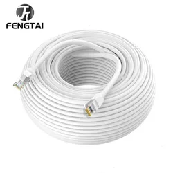 10m 20m 30m 50m cat6e Ethernet Cable Cat6 Lan Cable UTP Network Patch Cable Cat6 Solid High Speed weatherproof Cable for Router