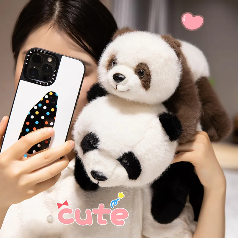 30-55cm Cartoon Lying Panda Animals  Plush Cute Toys Funny Adorable Panda Stuffed Super Soft Doll For Christmas Birthday Gifts view 3