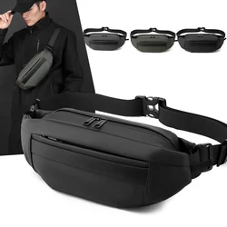 Qualität Nylon Brust Pack Mode-Business Männer Taille Tasche 2024 Neue Männliche Fanny Pack Telefon Tasche Freizeit Reise Schulter Umhängetasche