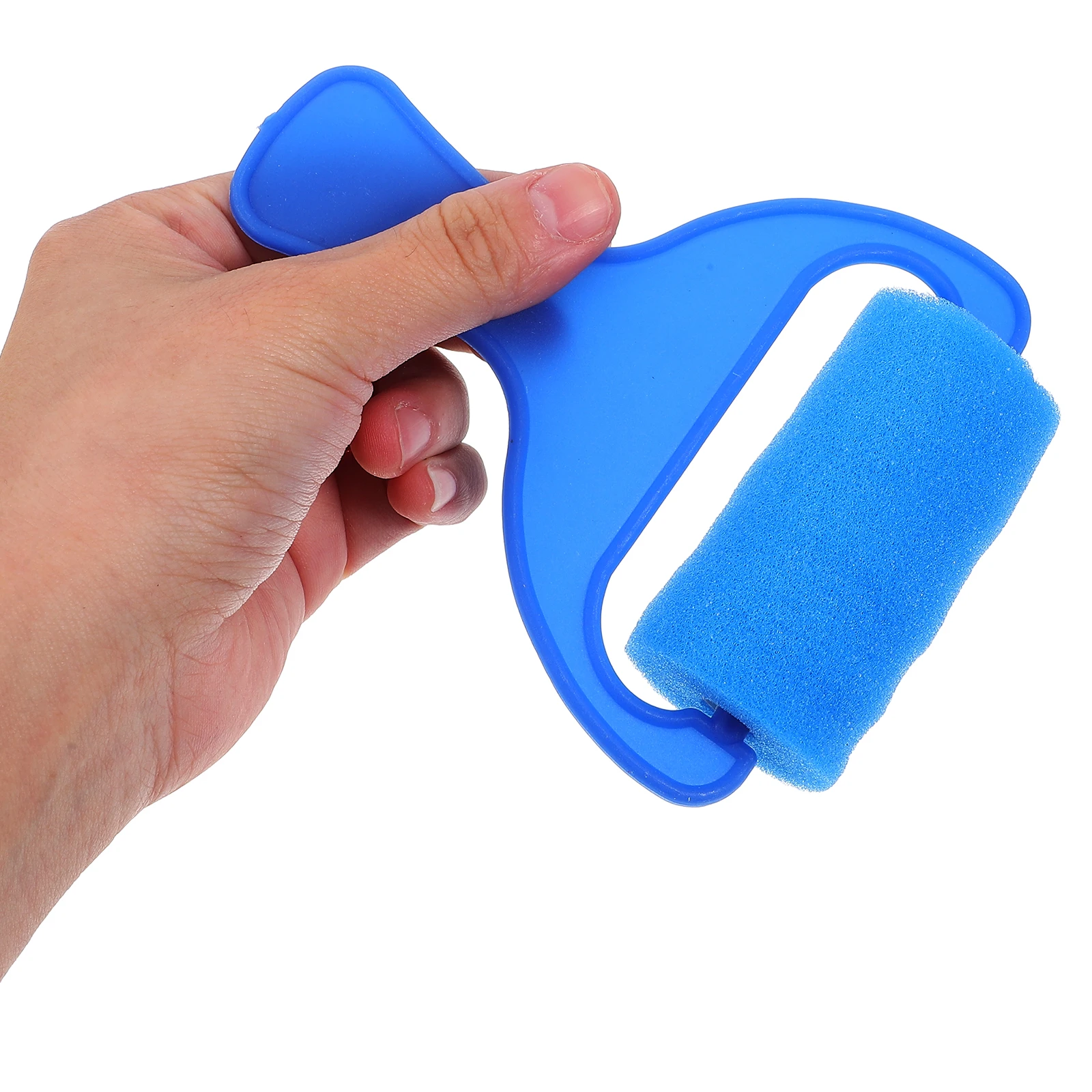 

4Pcs Wide Handle Painting Roller Brush Sponge Set Portable Drawing Tools Art Supplies Sponge Painting Brush