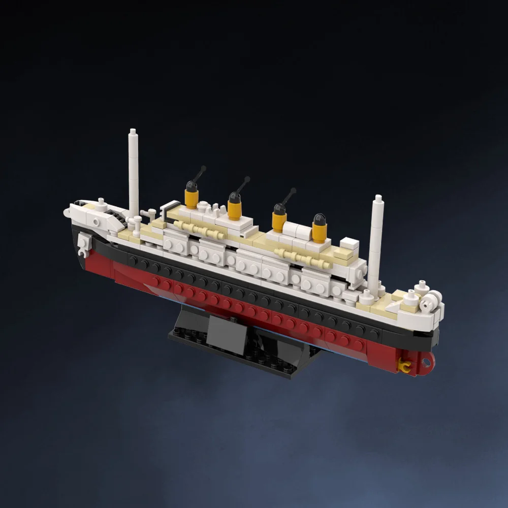 

MOC Titanic Ship Building Blocks Model Popular Movies Titanic Passenger ship Bricks DIY Assembly Puzzle Toys Kids Birthday Gifts