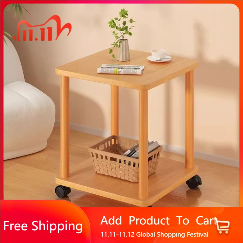 

Moving Unique Side Table Japanese Accessories Living Room Aesthetic Mini Side Table Storage Lounge Meubles Home Furniture