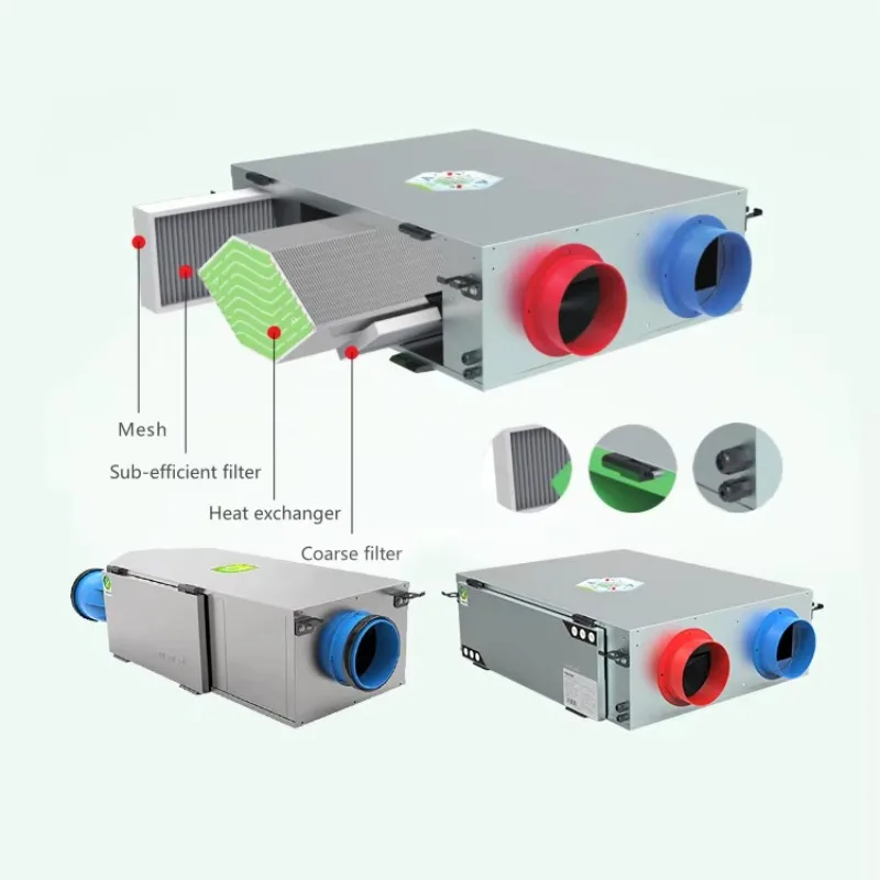 

Hot sale Plate Heat Exchanger High Efficient Eco Vent Crossflow Plate Heat Exchanger Rekuperator