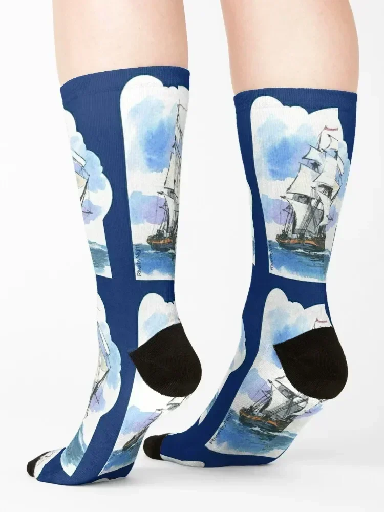 045 -HMS Surprise Socks جوارب شتوية حرارية لركوب الدراجات والجولف للرجال والنساء #4