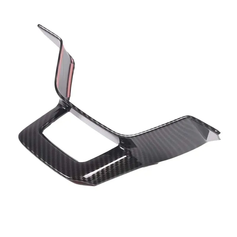 

For Rivian R1T R1S 2022-2025 ABS Carbon Fiber Car Steering Wheel U-shaped Frame Cover Trim Interior Car Accessories