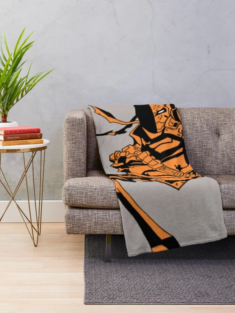 Deathstroke Slade Wilson Throw Blanket Decorative Sofas Softest Heavy Blankets