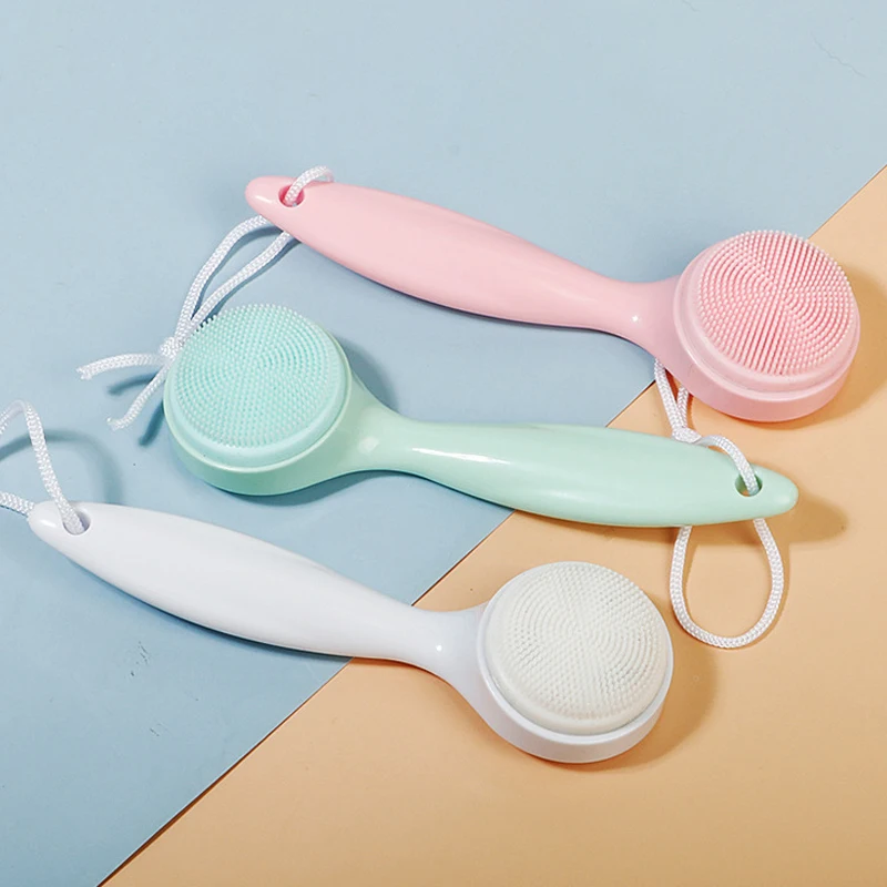 Silicone Facial Cleanser Wash Brush Soft Face Cleaning Massage Washing Skin Care Tool