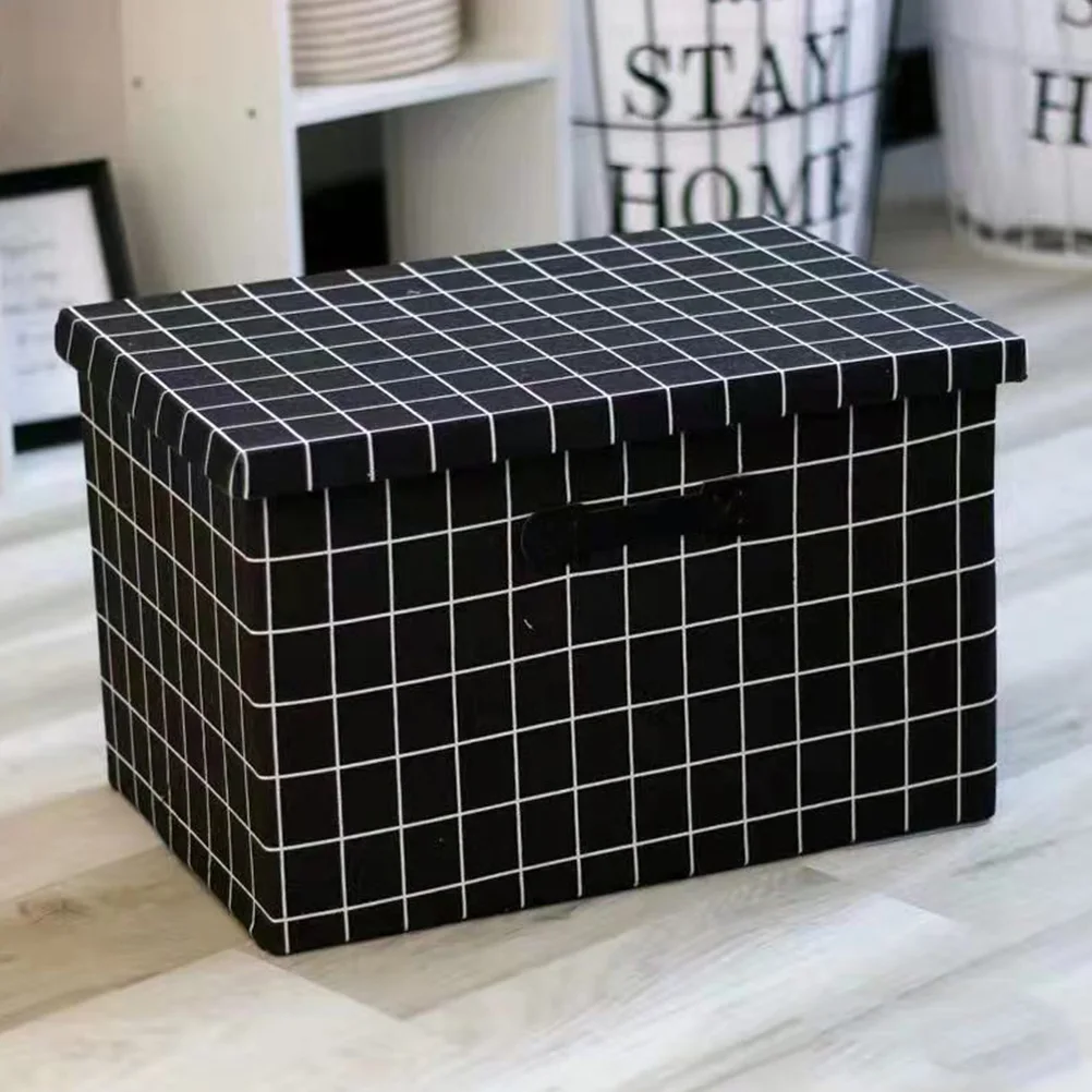 

1pc Folding Storage Box Large Capacity Clothes Shoes Basket Household Organizing Box Home Bedroom Dormitory Space-Saving Sturdy