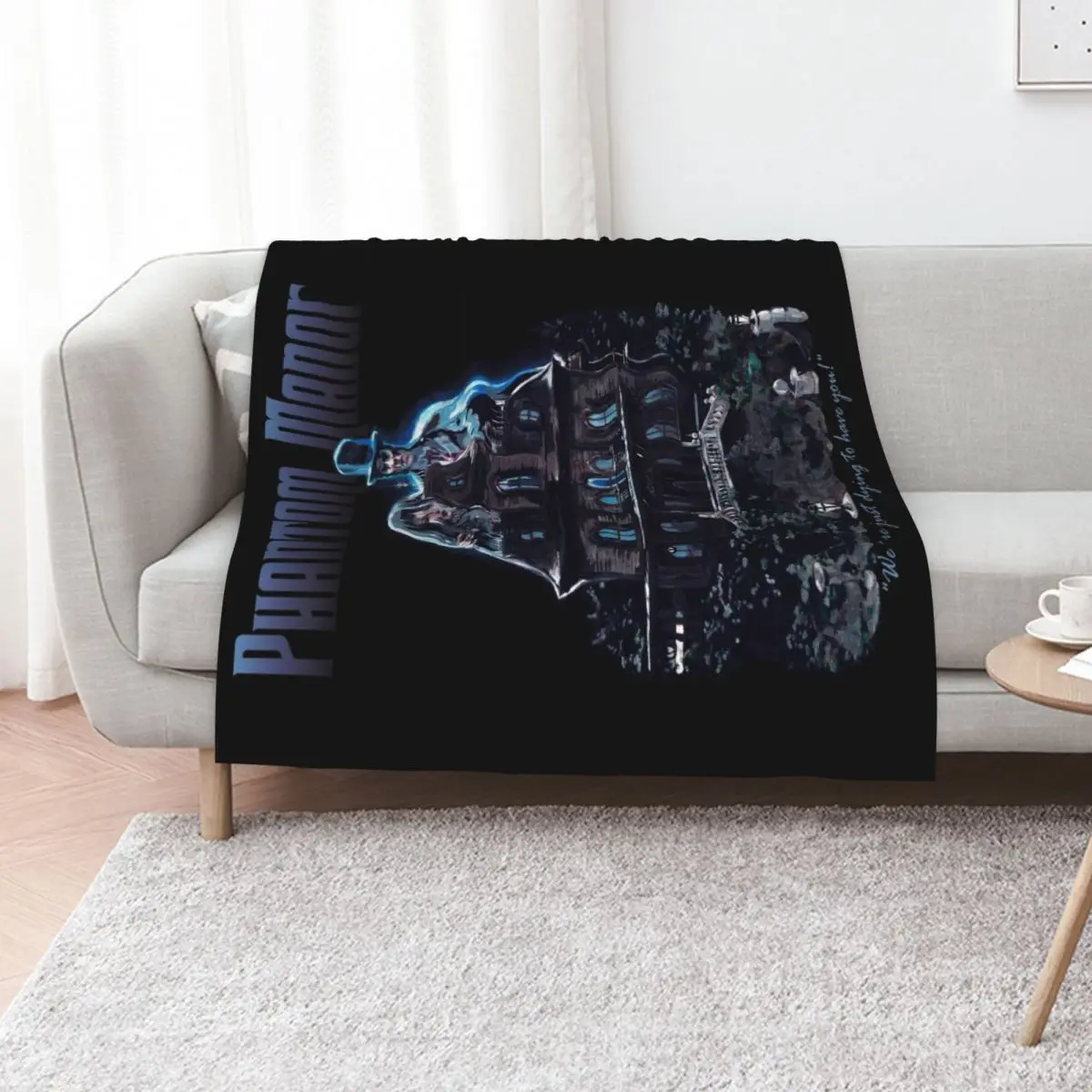 

Haunted House Throw Blanket Quilt Cute Plaid for babies Flannels Blankets