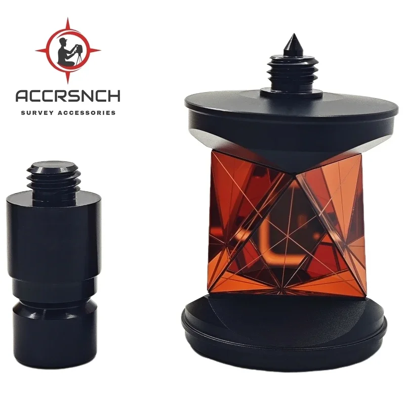 ACCR GRZ4S with Tribrach, High Quality Copper Coated Metal 360 Degree Reflective Prism for Leica Total Station Surveying