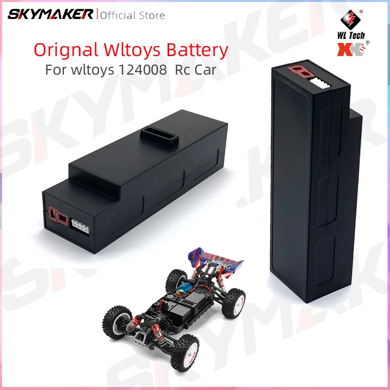 Original Wltoys 124008 RC Car Battery 3S 11.1v 1200mAh 2000mAh T Plug Lipo Battery for Wltoys RC Car Battery Accessories Part