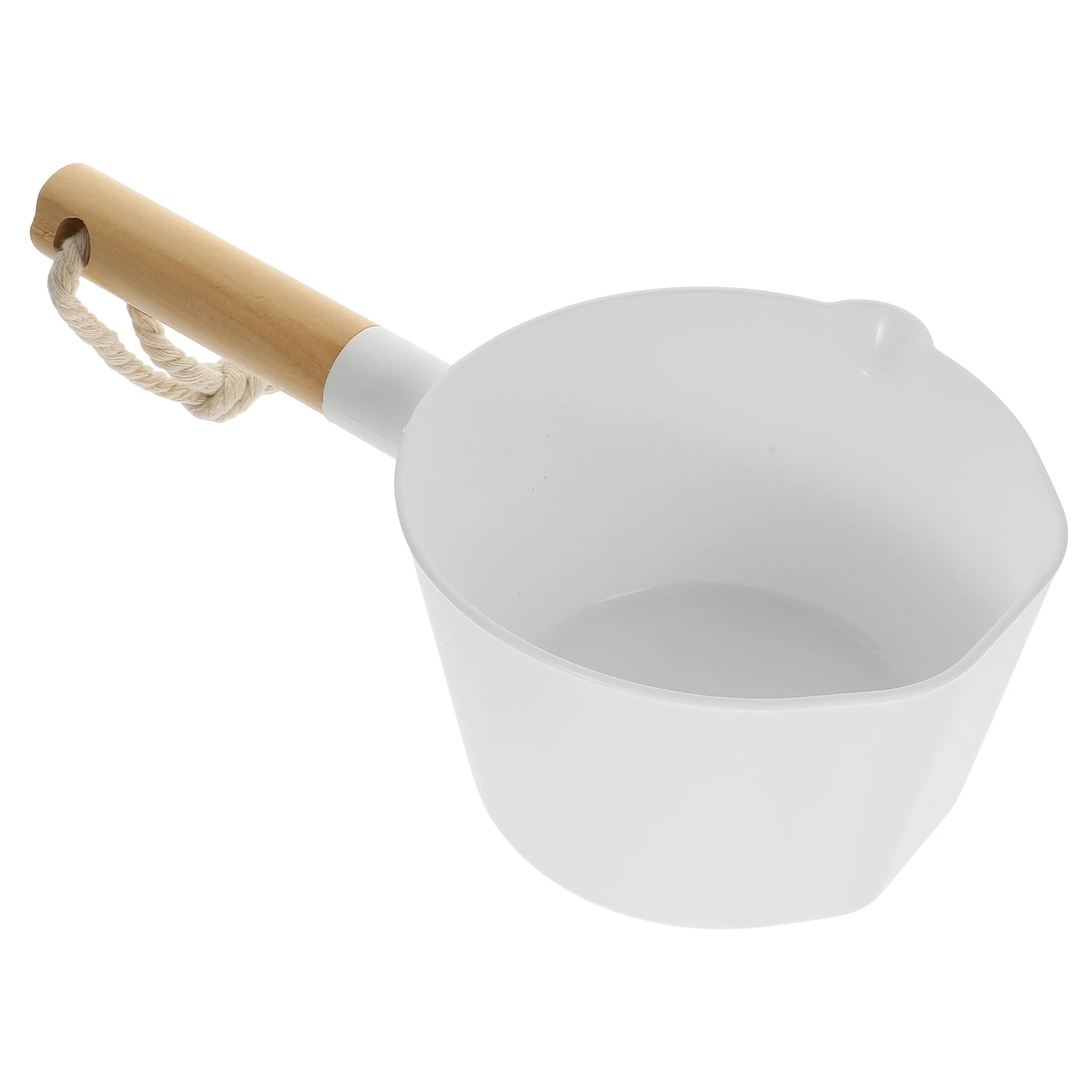 

Wooden Water Scoop Plastic Large Capacity Bath Kitchen Home Accessories Reusable Easy Clean Maintain Ideal Fruit Hair