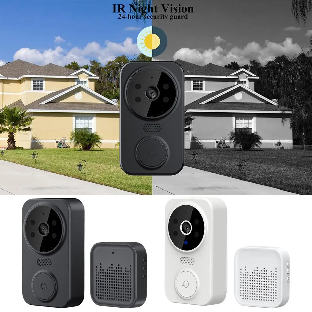 Smart Visual Doorbell Wireless Two-way Intercom Infrared Night Vision Remote Monitoring Security Wifi Video Door Bell Smart Home