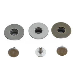 100sets/Lot YKK Jeans Button 16.8mm Hollow Silver Bronze Black Nickel Casual Pants Tailor Sewing Clothing Accessory