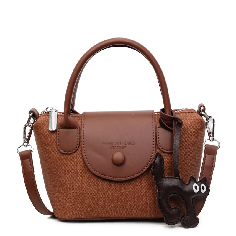 2026 Korean Style Puffy Bag Color Block Oriental Print Luxury Underarm Purse Multiway Shoulder Crossbody Everyday Bag for Women