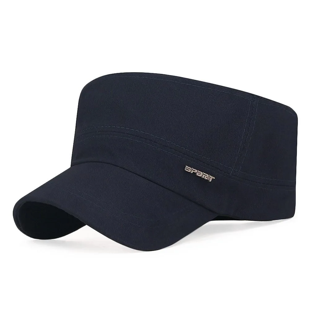 

Fashion Breathable Baseball Cap Adjustable Lightweight Flat Hat Duck Tongue Hat Men